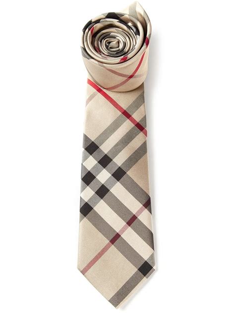 burberry check tie bar|burberry tie for men.